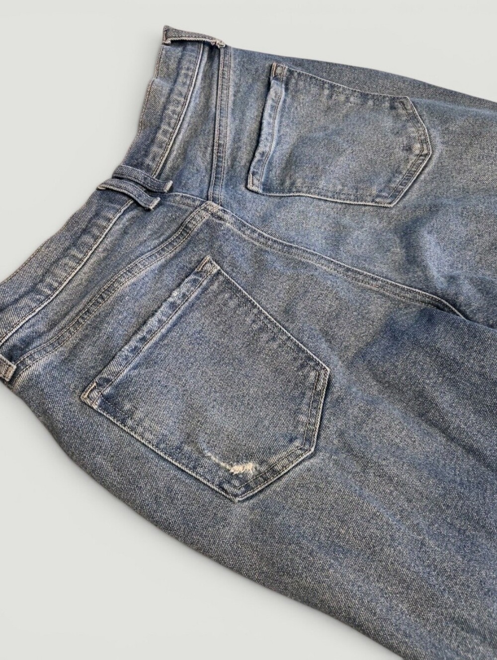 Windsor Blue Distressed Flare Jeans - Picture 3 of 11